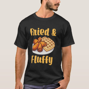 Funny Waffle Chicken Apparel  Breakfast Brunch Fas T-Shirt