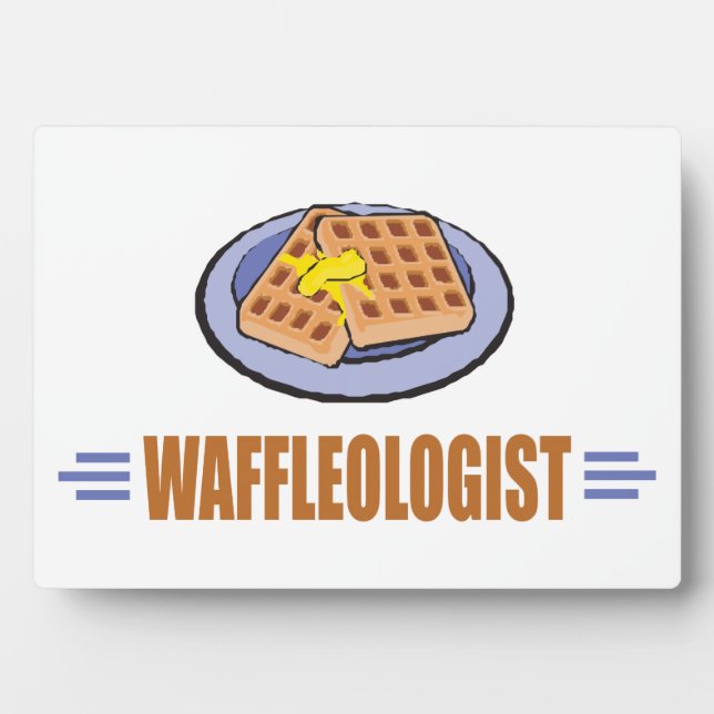 Funny Waffle Plaque (Front)