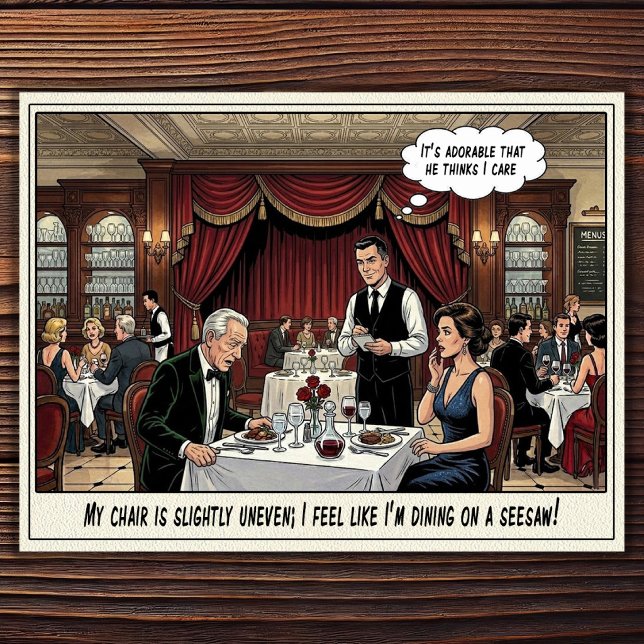 Funny Waitress Life Restaurant Humour  Postcard (Creator Uploaded)