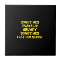 Funny Wake-Up Humour Grumpy Mornings for Him