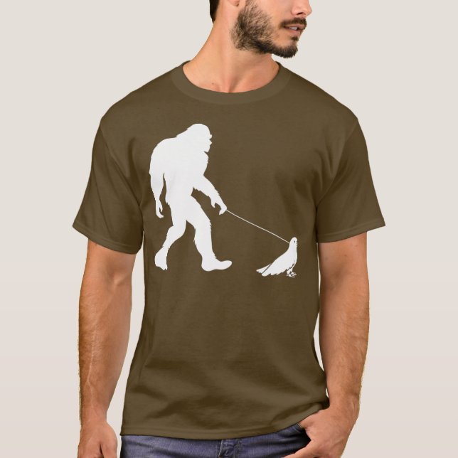 Funny Walking Kakapo Owl Parrot T-Shirt (Front)