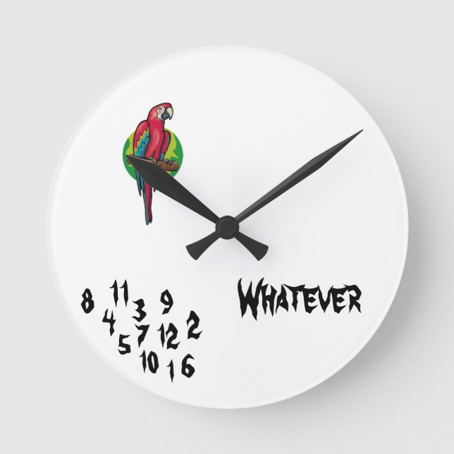 FUNNY !!  WALLCLOCK (Front)