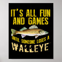 Funny Walleye Fishing Freshwater Fish Graphic Men 