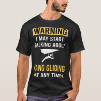 Funny Warning Hang Gliding Glider