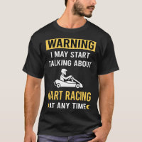 Funny Warning Kart Racing Karts