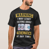 Funny Warning Mathematics Math Maths
