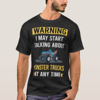Funny Warning Monster Truck Trucks