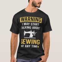 Funny Warning Sewing