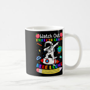 Funny Watch Out Senior Here I Come Astronaut  Coffee Mug