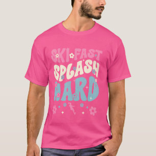 Funny Water Ski Skiing Girl Skiier Cool Surface Wa T-Shirt