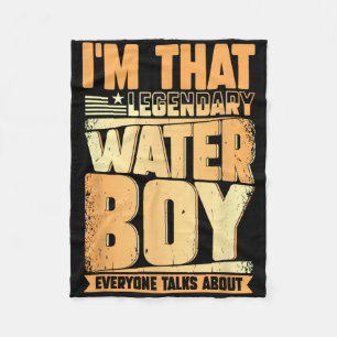 Funny Waterboy Football Team Manager Hydration Spe Fleece Blanket