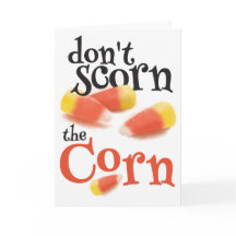 Funny Watercolor Candy Corn Halloween