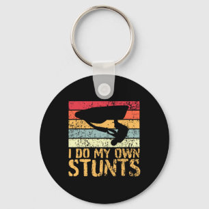 Funny Watercraft Rider My Own Stunts Jet Skiing Key Ring