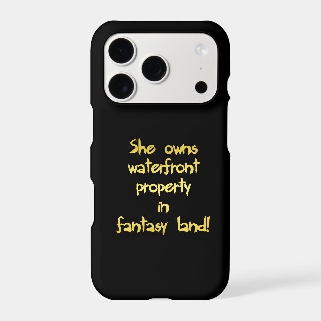 Funny Waterfront Property Joke (Back)