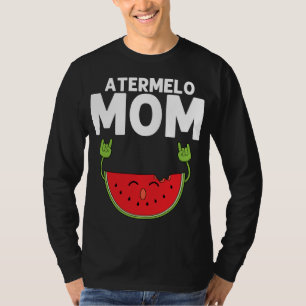 Funny Watermelon Designs For Mum Women Summer Frui T-Shirt