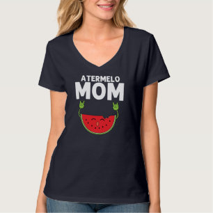 Funny Watermelon Designs For Mum Women Summer Frui T-Shirt