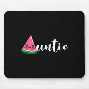 Funny Watermelon Fruit Lover Auntie Aunt Family Mouse Mat