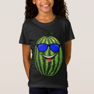 Funny Watermelon Fruits Cute Smile Summer Lovers S T-Shirt