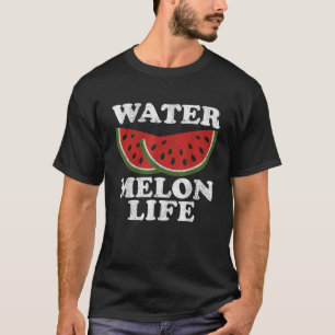 Funny Watermelon Life Summer Funny Retro Cute Wate T-Shirt