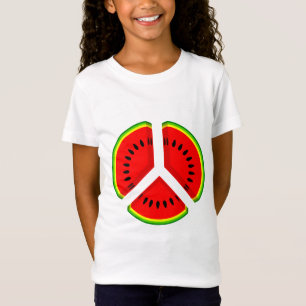 Funny Watermelon Peace Bright Colours T-Shirt