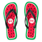 Funny Watermelon Slice with Personalised Monogram