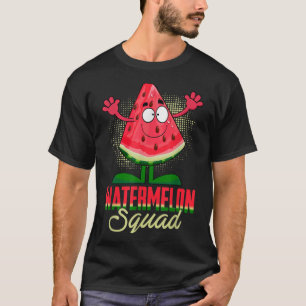 Funny Watermelon Squad Watermelons Summer Tropical T-Shirt