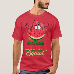 Funny Watermelon Squad Watermelons Summer Tropical T-Shirt