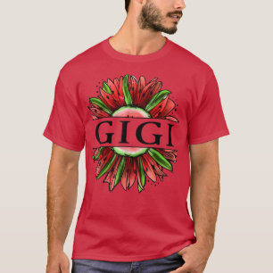 Funny Watermelon Sunflower Gigi National Watermelo T-Shirt