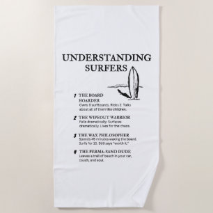 Funny Wave Life Humor for Beach Addicts Beach Towel