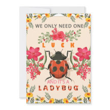 Funny We Only Need One luck and It's A Ladybug