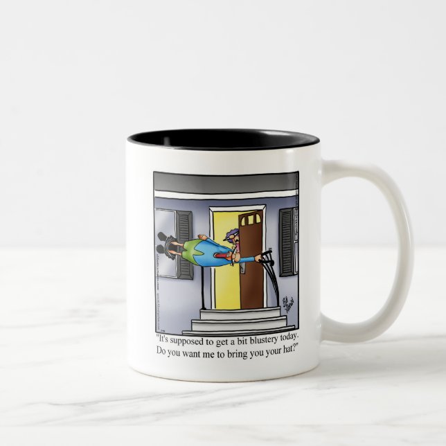 Funny Weather Related Humour Mug Gift (Right)