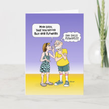 Funny Wedding Anniversary Card for Mum