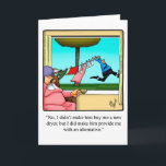 Funny Wedding Anniversary Card for Them<br><div class="desc">Wonderfully funny and slightly sarcastic cartoon characters in hilarious situations that’s sure to bring a smile to anyone’s face. Great fun for the wonderfully funny, slightly sarcastic characters you know! Enjoy spreading the laughter with this hilarious anniversary humour greeting card by cartoonist Bill Abbott; send some laughs along with your...</div>