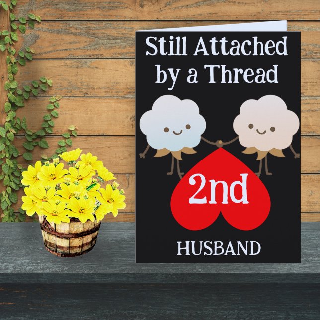 Funny Wedding Anniversary Cards for Him – Year 2 (Creator Uploaded)