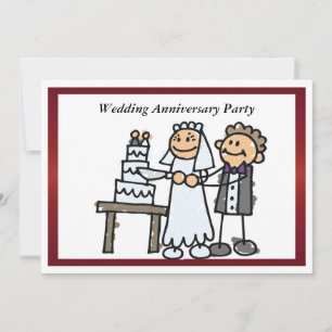 Funny Wedding Anniversary Invitation
