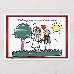 Funny Wedding Anniversary Invitation