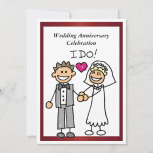 Funny Wedding Anniversary Invitation