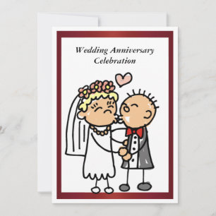 Funny Wedding Anniversary Invitation