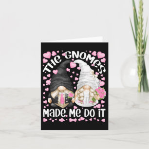 Funny Wedding Bride And Groom Motif The Gnomes Mad Card