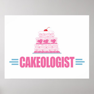 Funny Wedding Cake Lover Poster