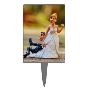 FUNNY WEDDING CAKE TOPPERS RELUCTANT GROOM