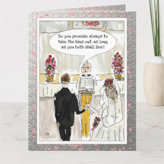 Funny Wedding Card