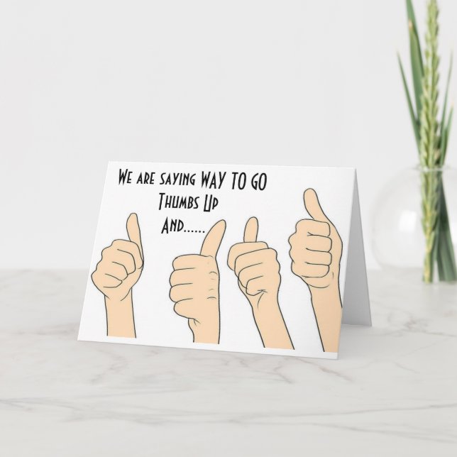 FUNNY **WEDDING CONGRATULATIONS** FROM US CARD (Front)