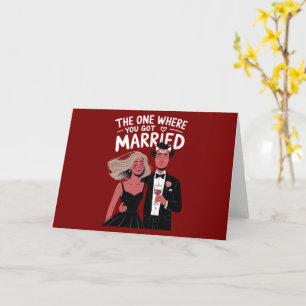 Funny Wedding Engagement Congratulations  Card