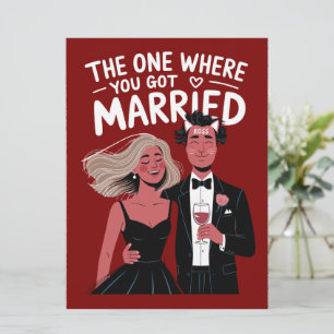 Funny Wedding Engagement Congratulations Card