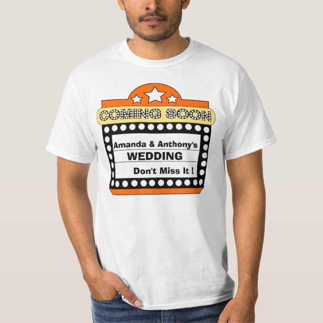 funny wedding,engagement t shirt (Front)