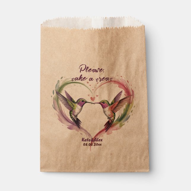 Funny Wedding Favour Bags (Front)