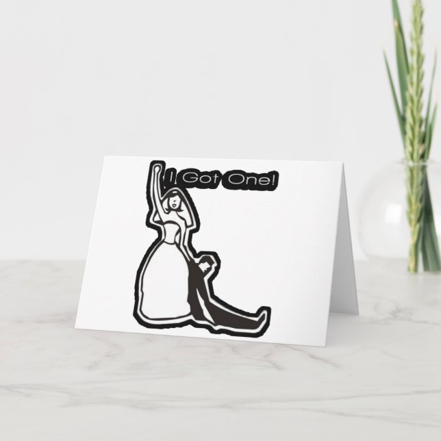 Funny wedding i got one card (Front)