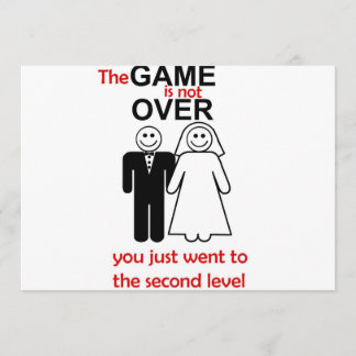 funny wedding invitation