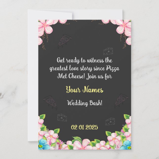 Funny Wedding Invitation Cards (Front)